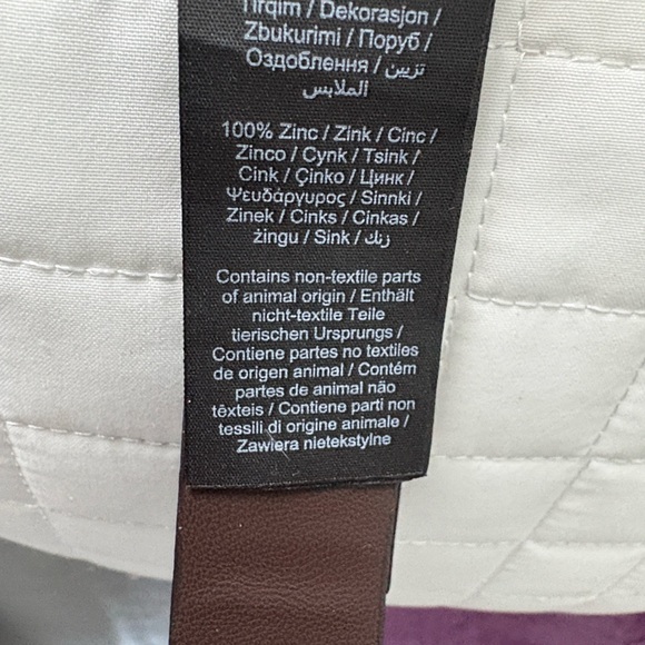 Vero Moda Dark Brown Belt 34” - Picture 5 of 9